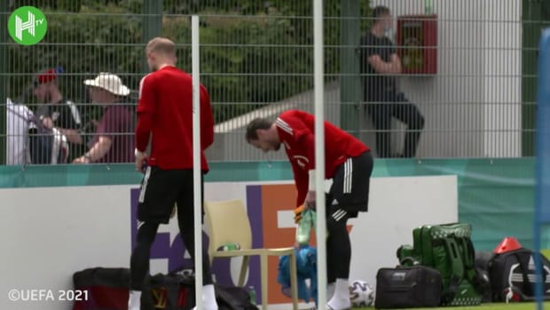 Wales train ahead of weekend knockout showdown against Denmark
